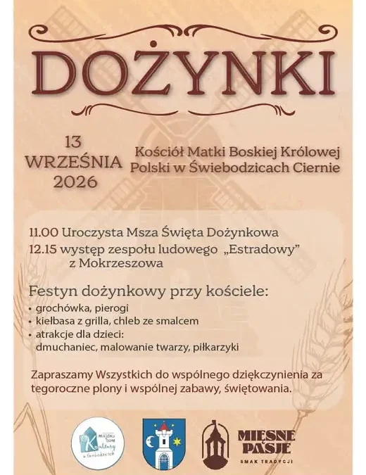 Dożynki w Cierniach: Święto Plonów z Misterium Chleba