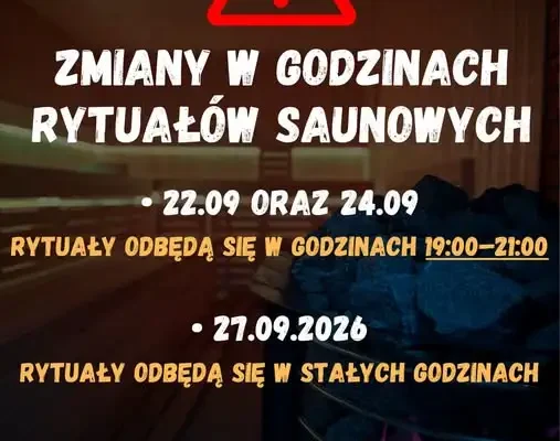 Zmiany w harmonogramie rytuałów saunowych w Świebodzicach