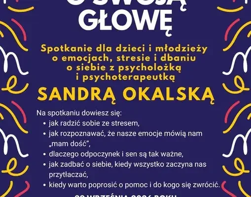 Strzegom: spotkanie o zdrowiu psychicznym młodzieży już 29 września