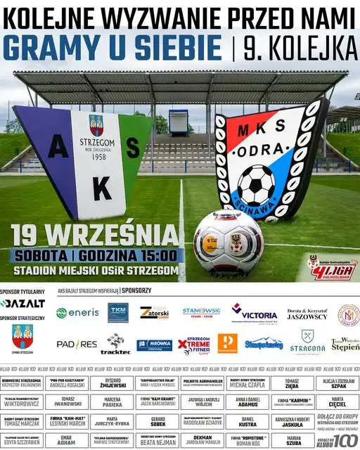 AKS Bazalt Strzegom kontra MKS Odra Ścinawa – mecz o dużą stawkę