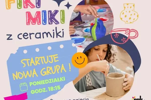 Nowa grupa zajęć ceramicznych Fiki Miki w GOK Świdnica – zapisy trwają