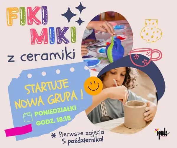 Nowa grupa zajęć ceramicznych Fiki Miki w GOK Świdnica – zapisy trwają