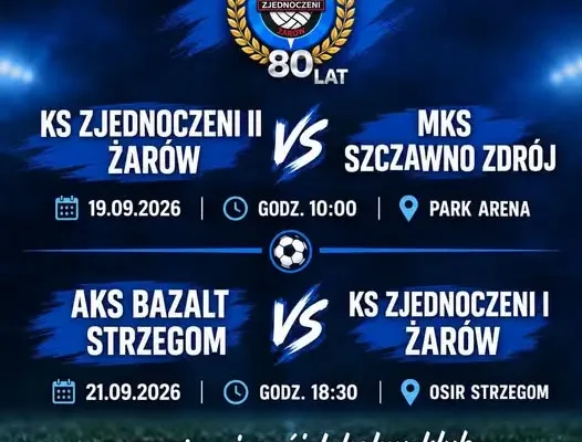 Juniorzy młodsi Zjednoczonych Żarów przed ligowymi meczami