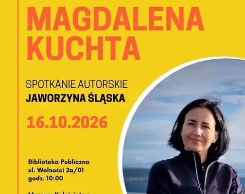 Magdalena Kuchta spotka się z czytelnikami w Jaworzynie Śląskiej