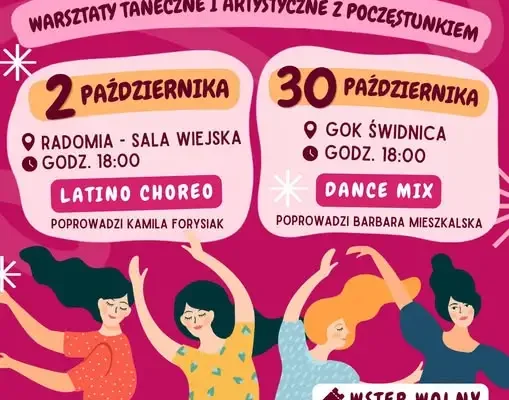 Warsztaty Latino Choreo dla kobiet w Radomi – 2 października