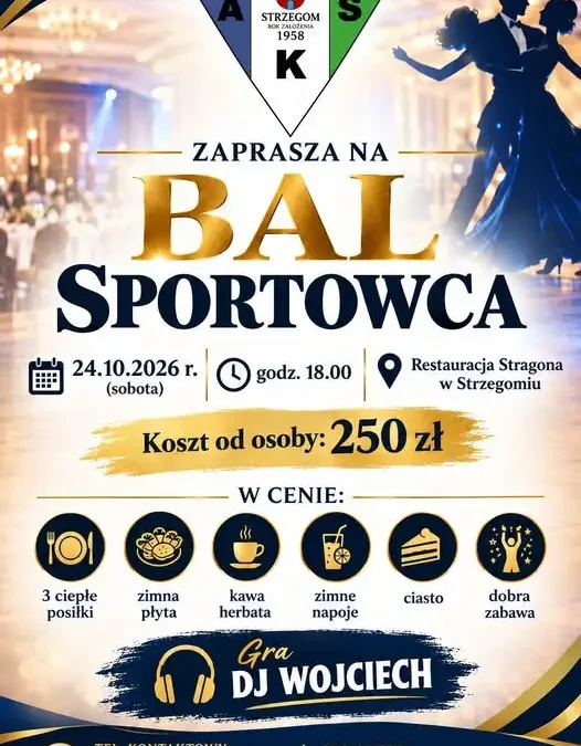 Zabawa andrzejkowa z AKS Strzegom – 24 października w Restauracji Stragona