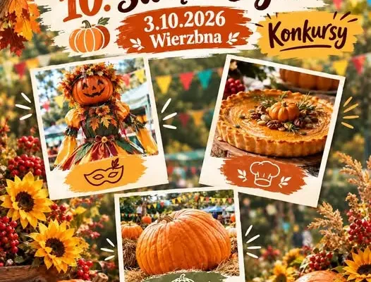 10. Święto Dyni w Wierzbnej – konkursy, nagrody i dyniowe atrakcje