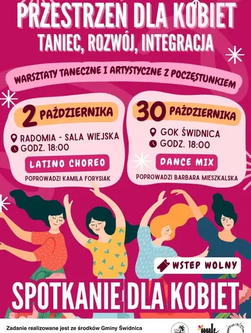 Warsztaty Latino Choreo w Radomi – piątkowy wieczór w babskim gronie