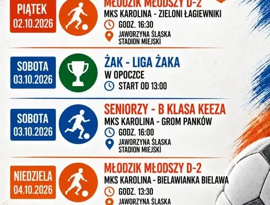 Piłkarski weekend w Jaworzynie Śląskiej – sprawdź terminarz