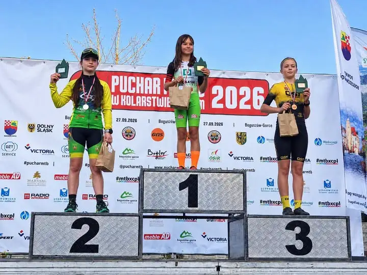 Ania Szczepańska z GLKS Jaworzyna Śląska wicemistrzynią Pucharu Polski MTB XCO
