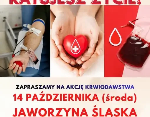 Jaworzyna Śląska: ostatnia w tym roku zbiórka krwi już 14 października