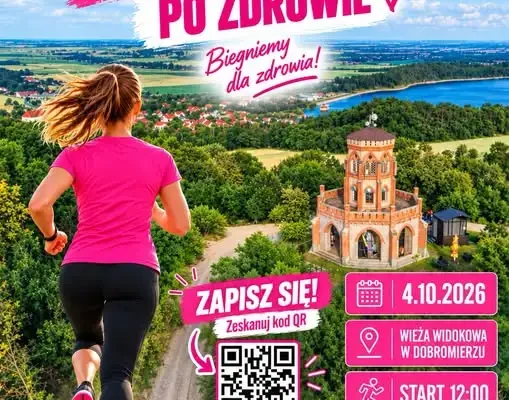 Różowy Bieg po Zdrowie w Dobromierzu – już w niedzielę przy Wieży Widokowej