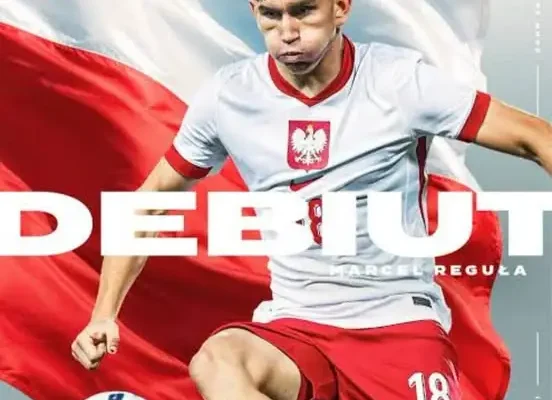 Marcel Reguła z AKS Strzegom debiutuje w reprezentacji Polski