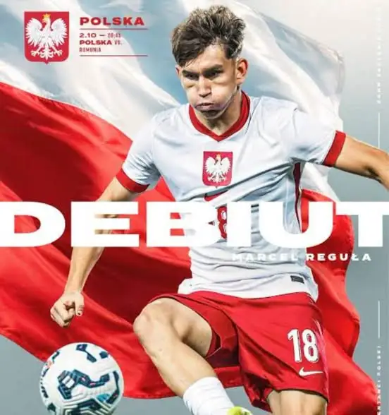 Marcel Reguła z AKS Strzegom debiutuje w reprezentacji Polski