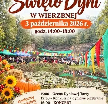 10. Święto Dyni w Wierzbnej – jesienny festyn z konkursami i muzyką na żywo