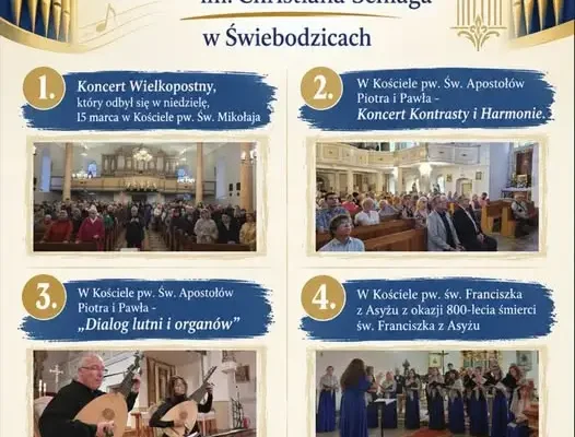 Świebodzice: blisko 1000 osób na koncertach sakralnych i organowych