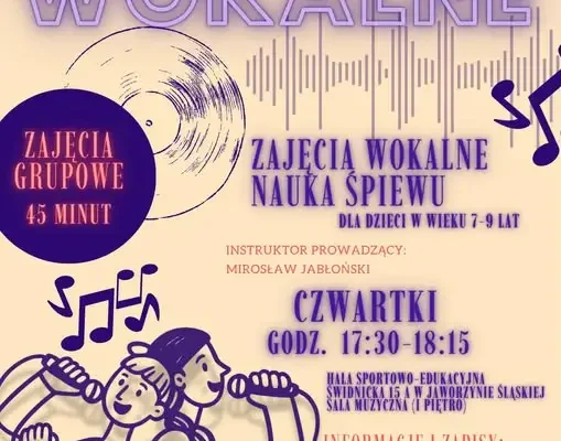 Studio wokalne dla dzieci 7–9 lat – trwają zapisy na zajęcia