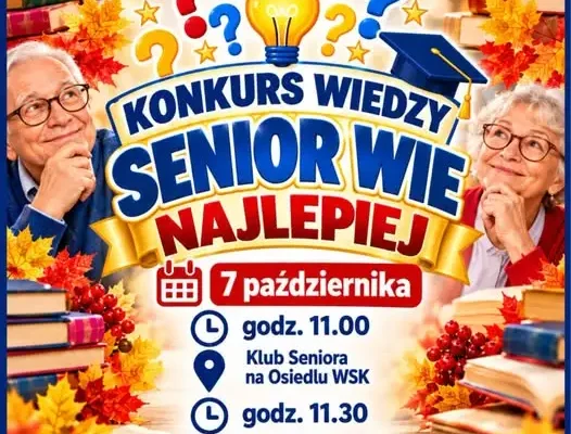 Senioralia 2026 w Świebodzicach – dziś konkurs wiedzy „Senior wie najlepiej”
