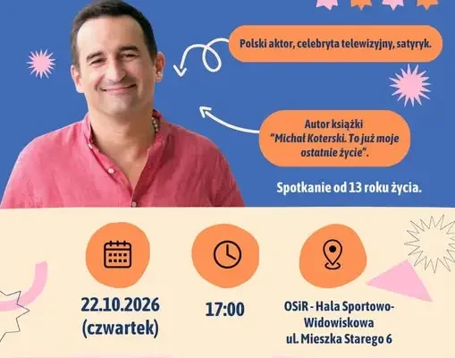 Michał Koterski spotka się z mieszkańcami Świebodzic. Wstęp wolny