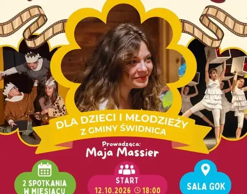 Warsztaty teatralne dla dzieci i młodzieży w Świdnicy – start już 12 października