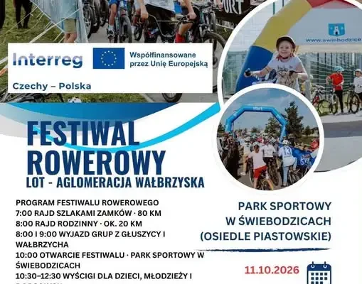 Festiwal Rowerowy w Świebodzicach – już 11 października!