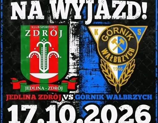 Wyjazd kibiców do Jedliny-Zdrój już w sobotę 17 października