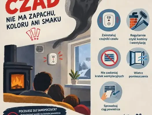 Sezon grzewczy 2026/2027: czad znów zagraża. Jak chronić domowników?